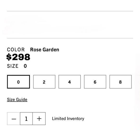 Reformation Raya OTS Midi Dress in Rose Garden 0 NWT - Picture 8 of 14